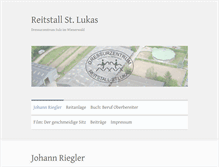 Tablet Screenshot of dressurzentrum-sulz.at